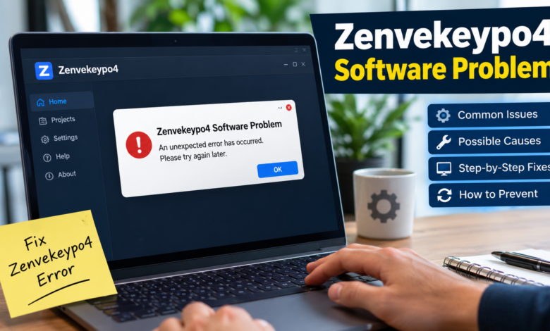 Zenvekeypo4 Software Problem