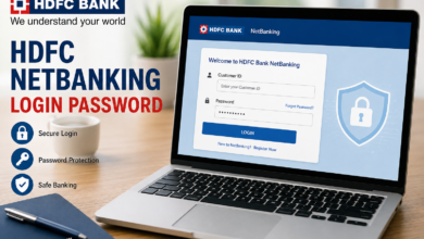 hdfc netbanking login password