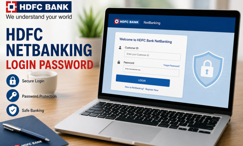 hdfc netbanking login password