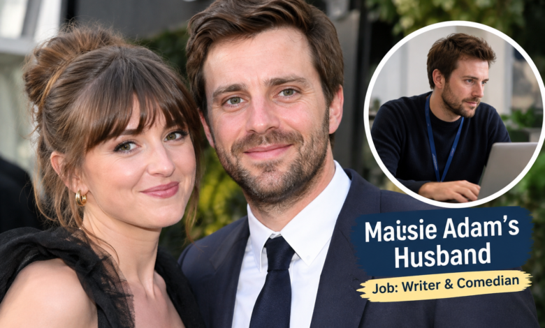 maisie adam husband job