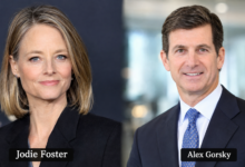 Jodie Foster and Alex Gorsky