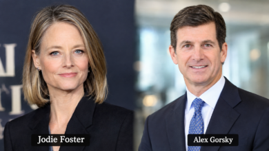 Jodie Foster and Alex Gorsky
