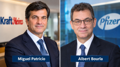 Miguel Patricio and Albert Bourla