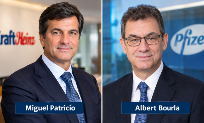 Miguel Patricio and Albert Bourla